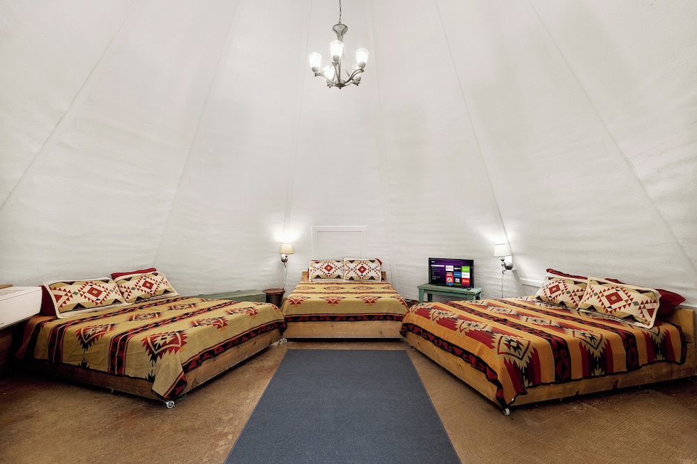Tipis on the Guadalupe