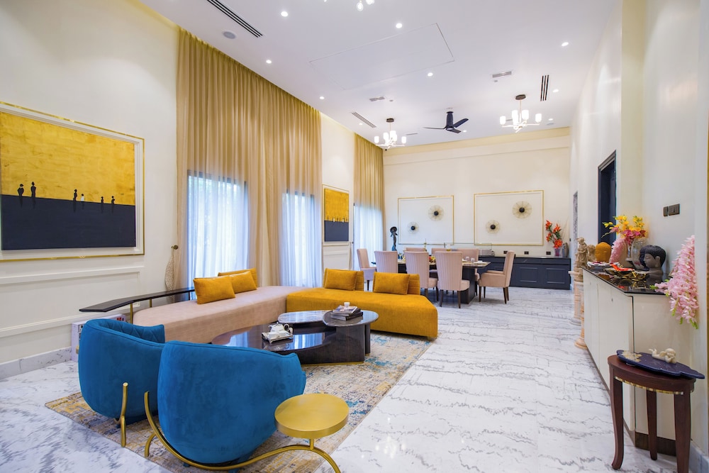 ELIVAAS Ibiza Luxe 4-BHK Farmhouse