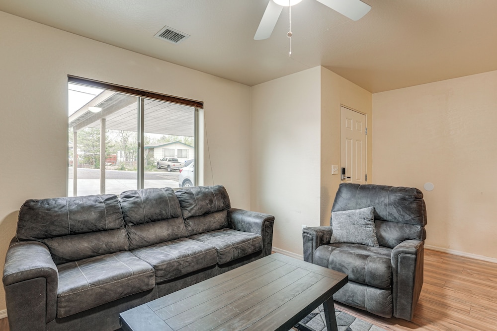 Walk to Downtown Prescott: Home w/ Fenced Yard!