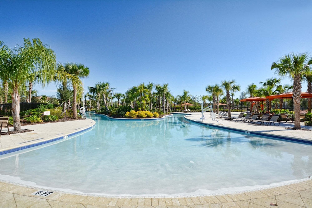 Enjoy the Private View! Roomy Town Home With Pool, 20 Mins From Disney #5st739 - Image 4