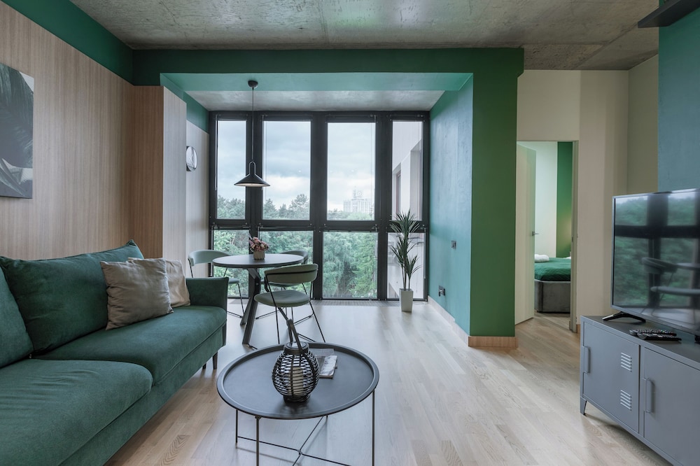 Stylish apartment with a view of Park