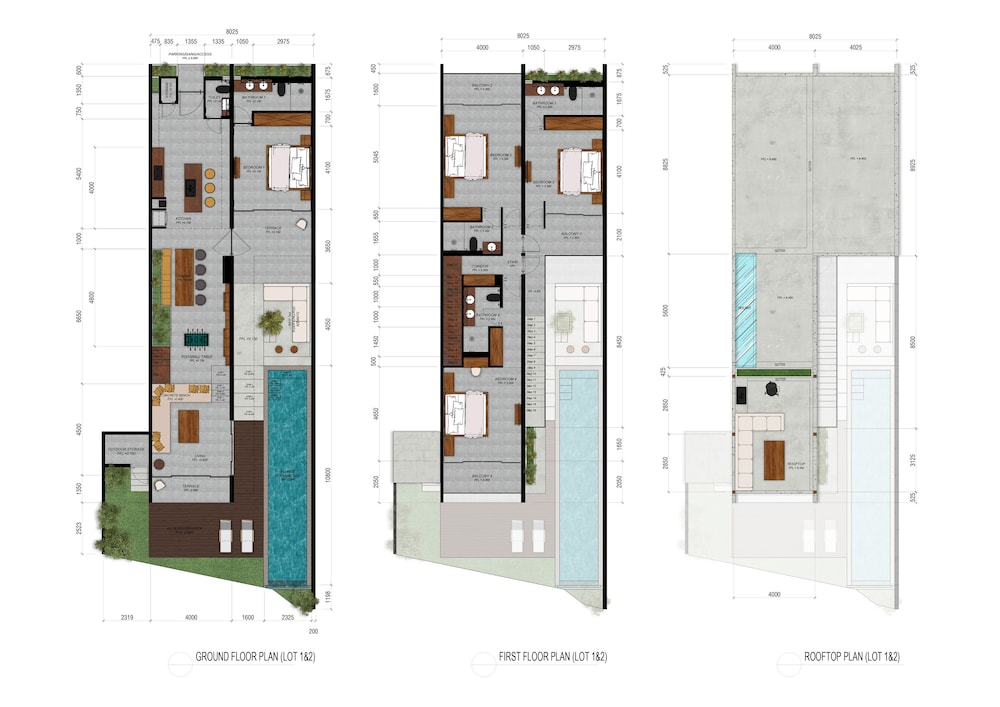 Modern 4 BR Villa Heart of Canggu 8mins to Beach