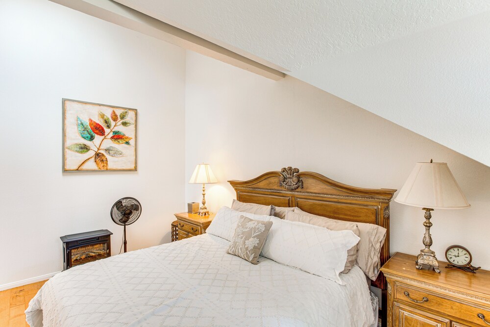 Water Views + Fireplace: Lake Arrowhead Condo