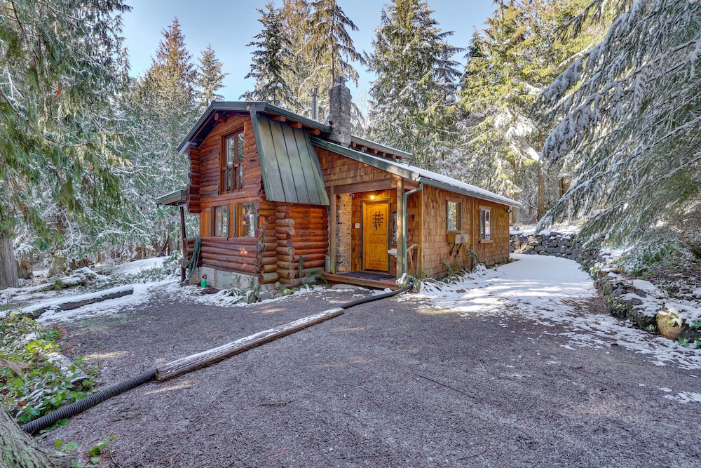 Rustic Sequim Cabin w/ Fire Pit & Forested Views! view 5