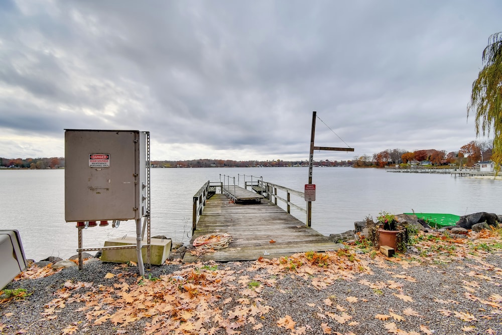 Shared Dock Access at Lakeside Sodus Bay Cabin!