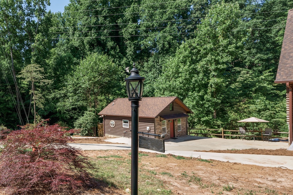 Hickory Hideaway: Forest-view Haven w/ Fire Pit! view 5
