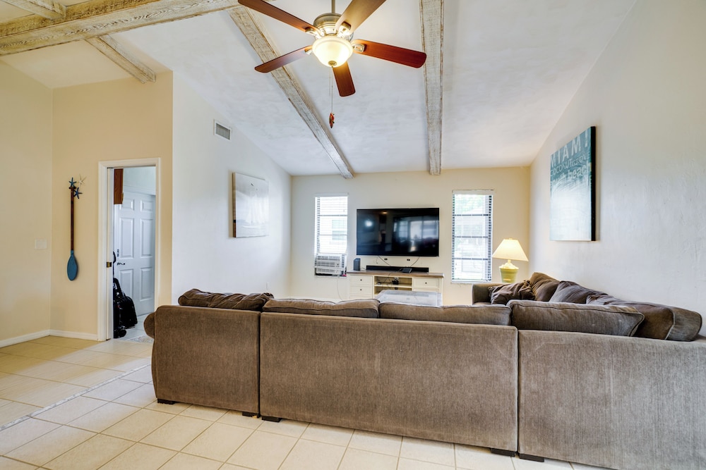 Canal-front Gem w/ Lanai & Dock in Cape Coral