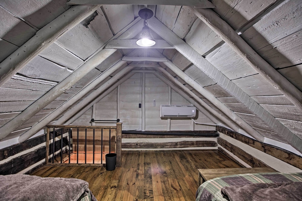 Restored Buchanan Log Cabin on 9-mile Creek! view 3