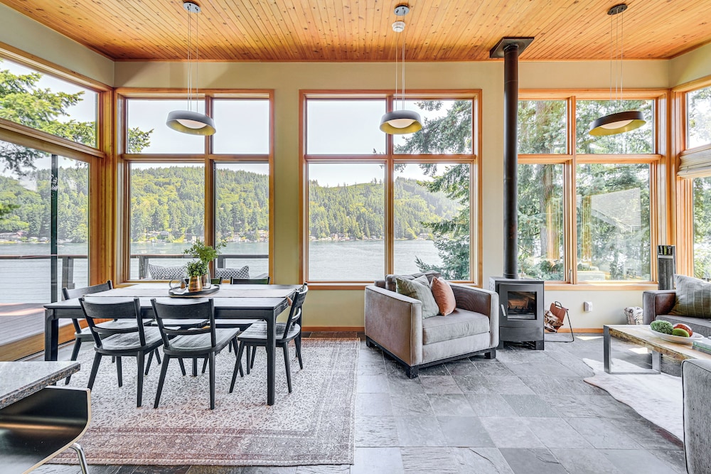 Modern Summit Lake Escape - Spacious Deck w/ View!