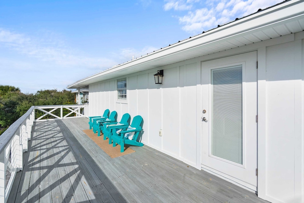 Serene Matanzas Beach House Half A Mile to Sand
