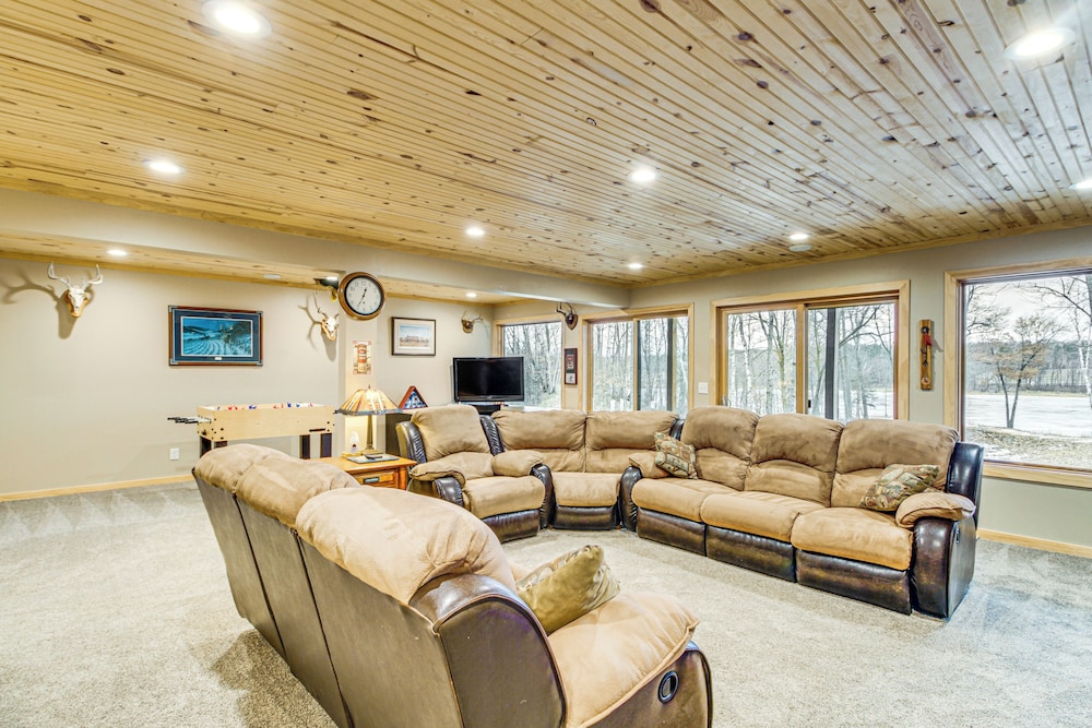 Fish & Swim: Lakefront Mora Home on 2 Acres!