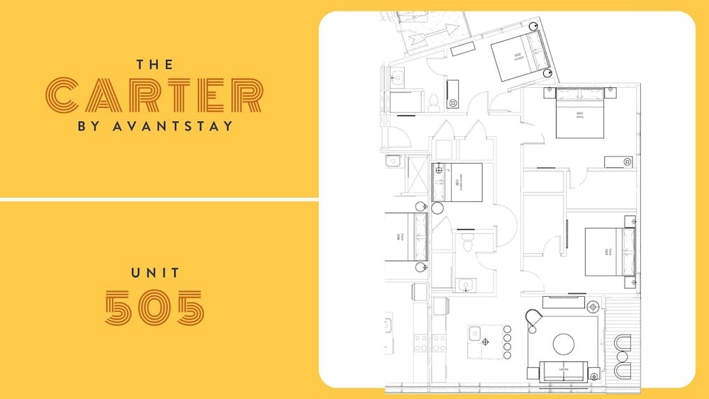 The Carter by Avantstay 5th Floor 15 Bedrooms