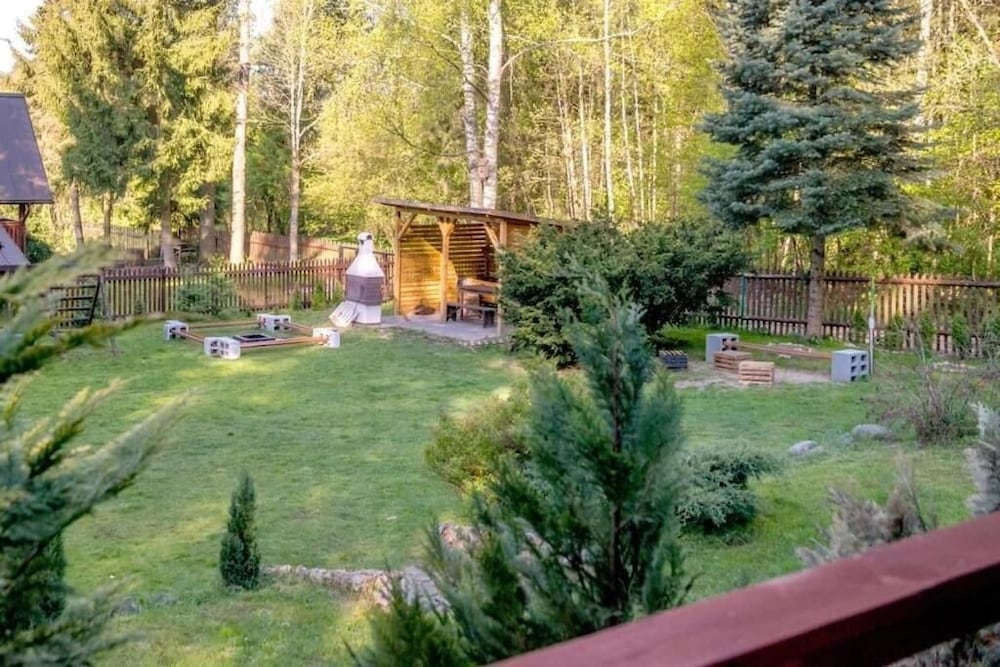In The Woods Lodge With hot tub Inside Puszcza Knyszyśnka - Two-bedroom Villa