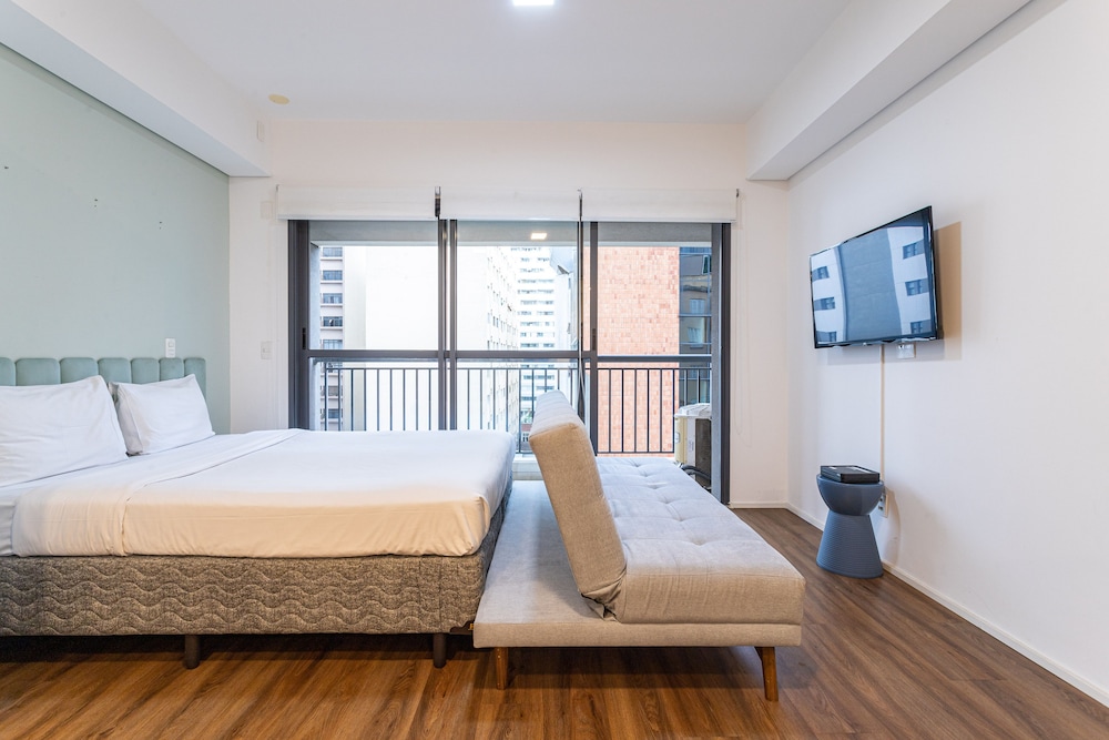 Setin Downtown Genebra by Viva - Apartamentos completos na Bela Vista com piscina