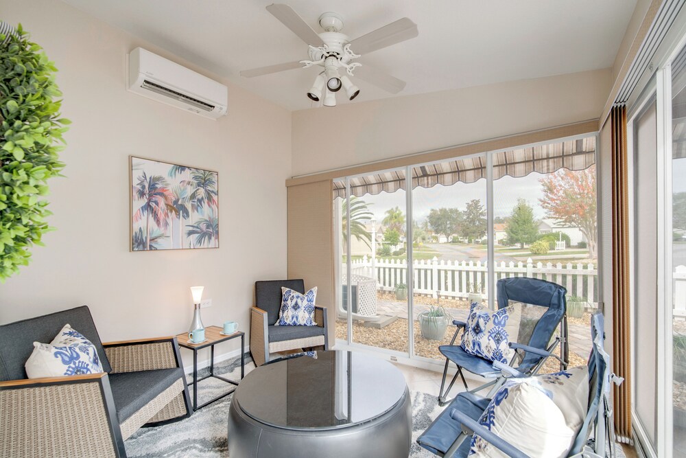 1 Mi to Golf: Home w/ Chic Patio in The Villages