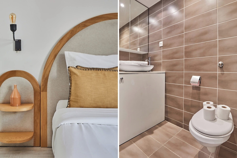 22 m2 Studio Located on the 6th Floor With Elevator: - 1 Bedroom With 140 cm Double bed - Television, Wifi - Equipped Kitchen - 1 Bathroom With Shower and 