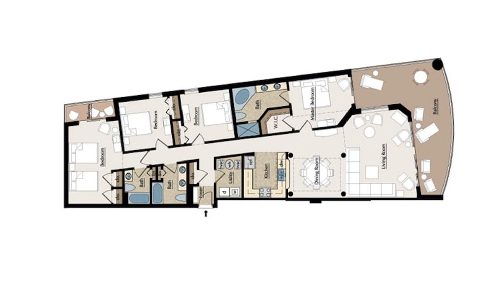 South Wind 301 4 Br condo by RedAwning