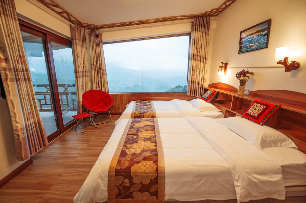 Longji Rice Terraces Green view Guesthouse view 2