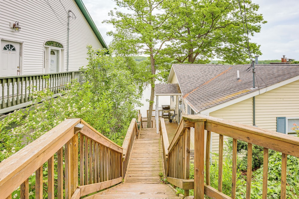 Dock + Views: Scenic Lakefront Escape in Harrison