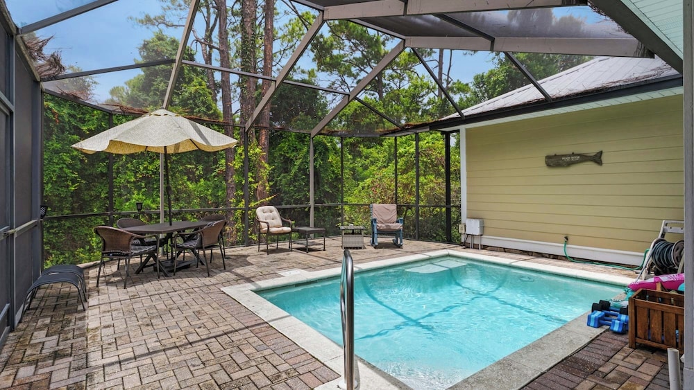 Seacrest 4BR w/ Private Heated Pool + Beach Access & Dolphin Cruise Ticket!