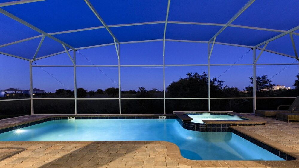8BR Family Disney Getaway w Theatre Pool SPA view 3