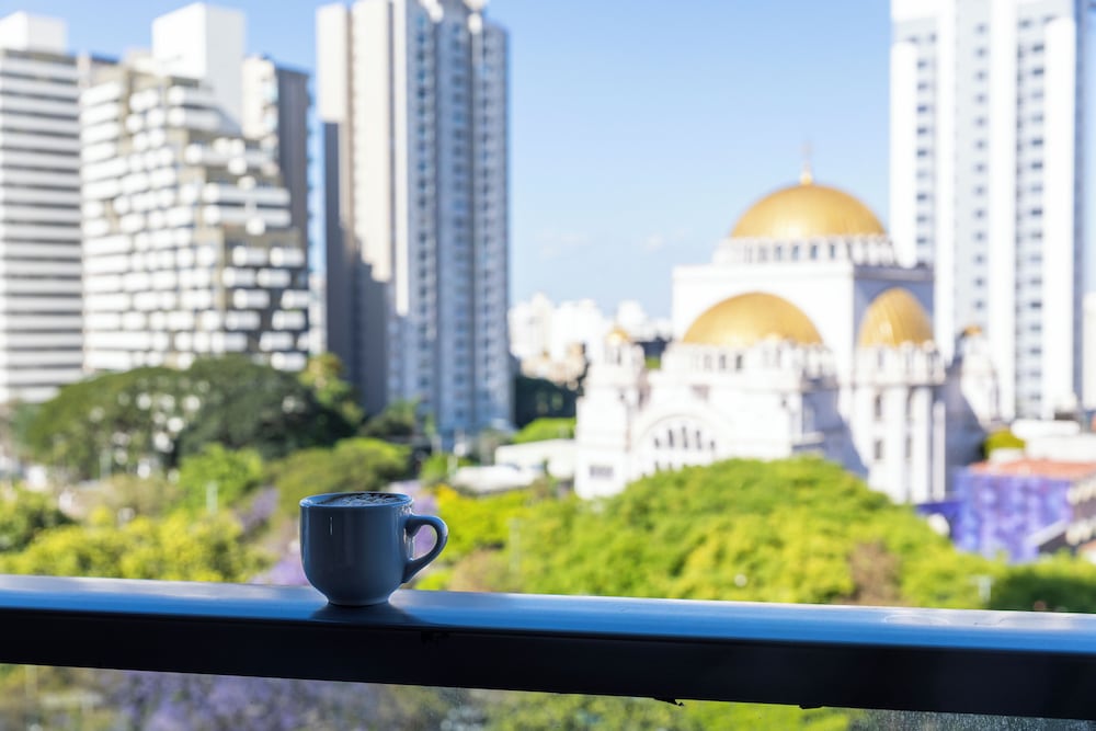 Amazing view with rooftop pool and gym