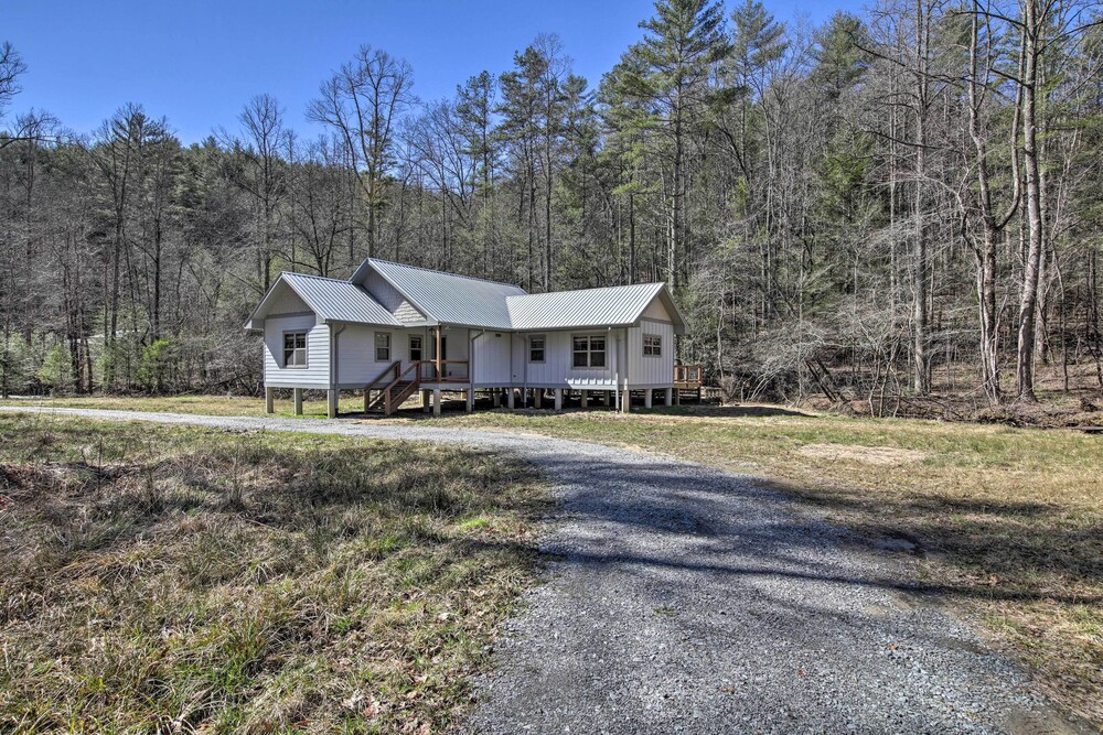 Airy Ellijay Home w/ Spacious Creekside Deck! view 4