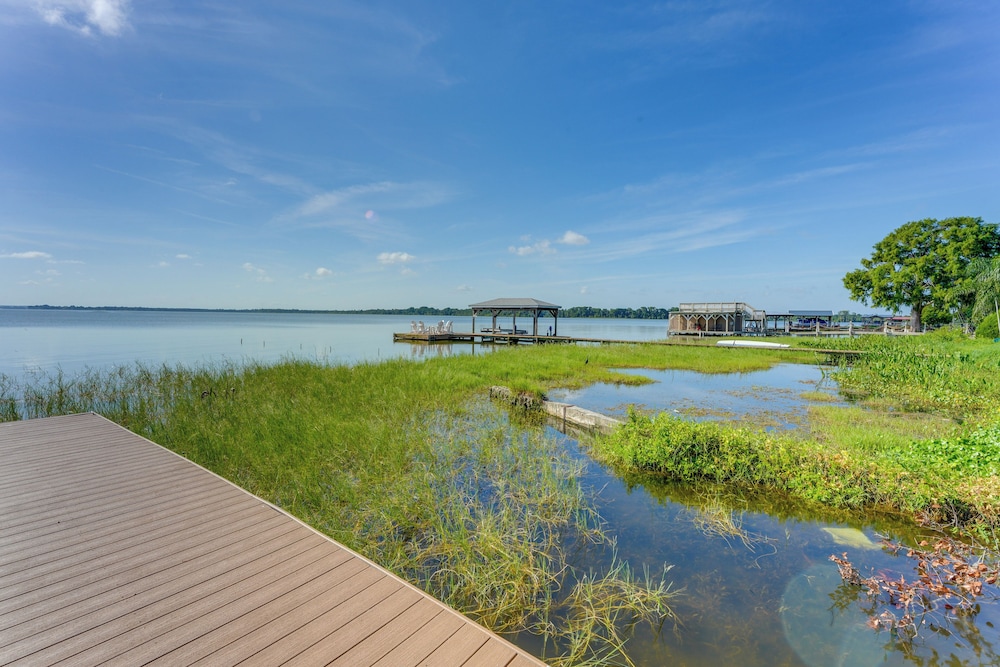 Dora Canal Views & Shared Dock: Apt in Tavares!