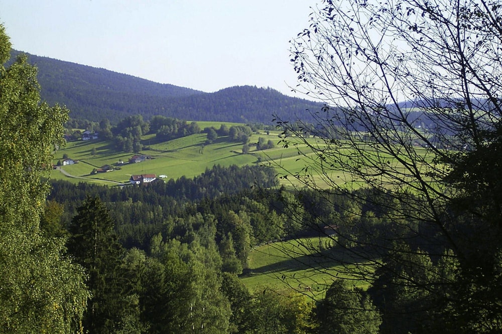 Blockhaus in Rinchnach mit Panoramablick