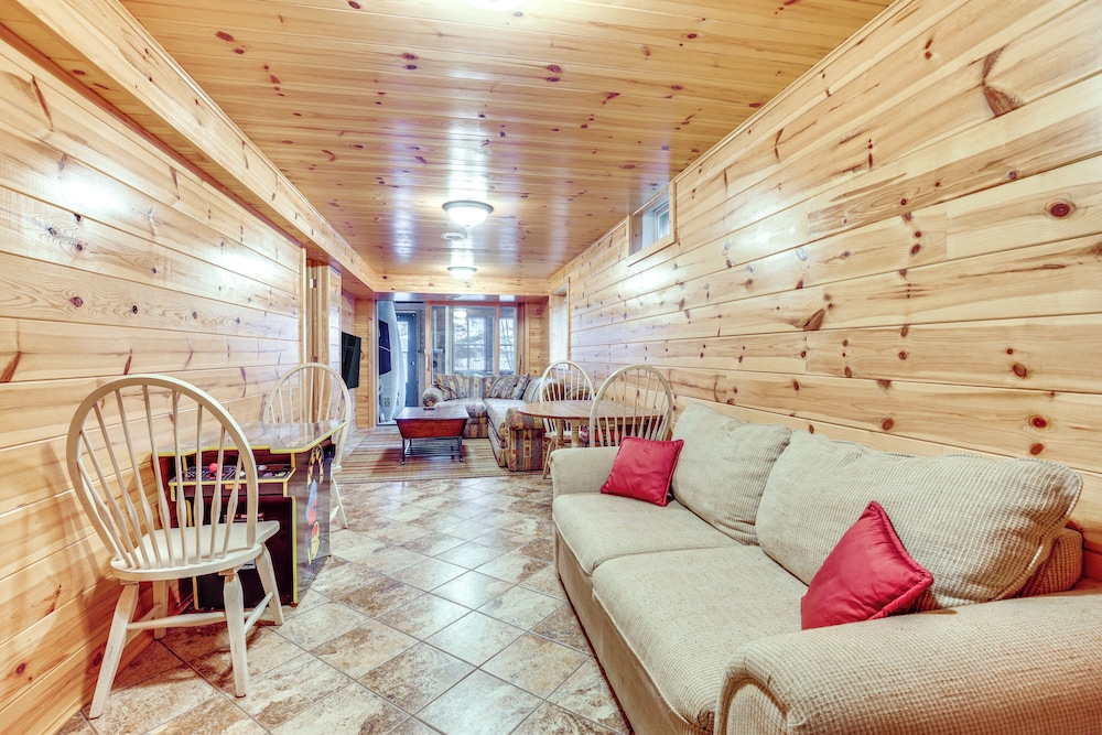 Dock + Fire Pit: Sweet Serenity on Amber Lake