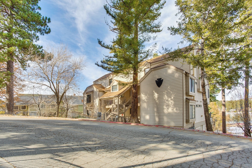 Water Views + Fireplace: Lake Arrowhead Condo