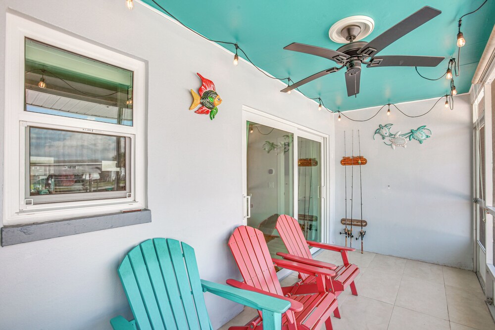 Steps to Canal: St James City Home w/ Dock