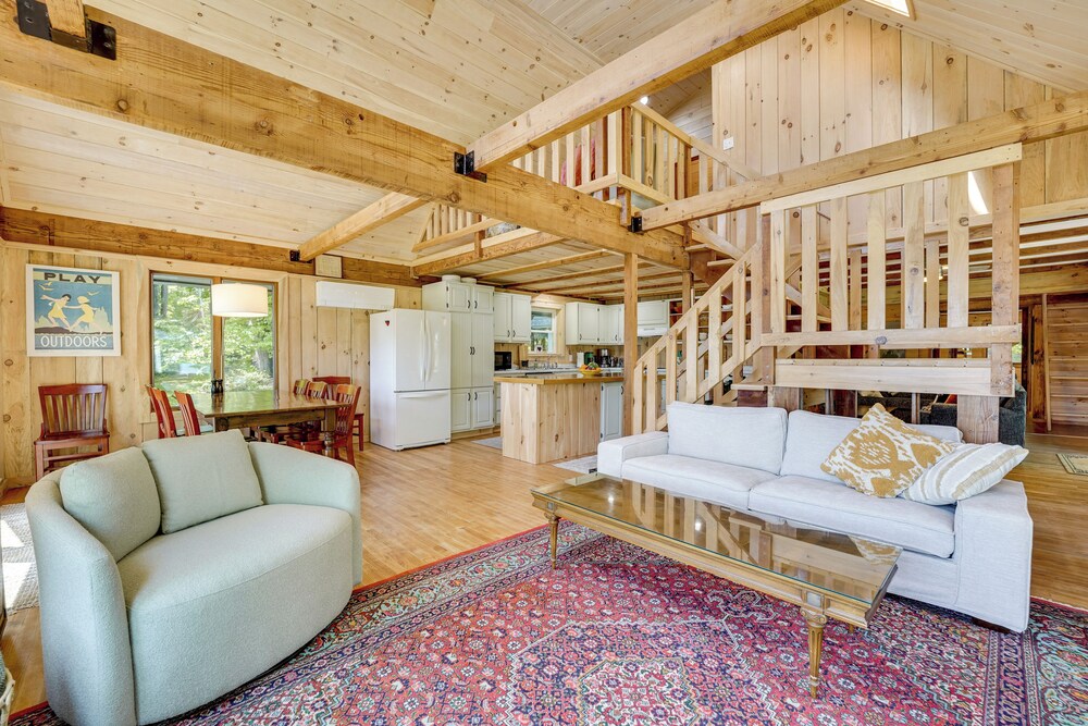 Annabessacook Lake Retreat w/ Deck: Pets Welcome!