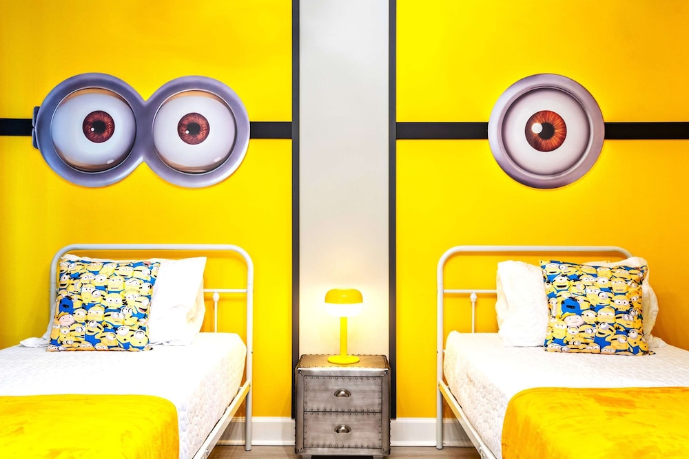 Themed Kids' Rooms, Pool & Game Loft Near Disney