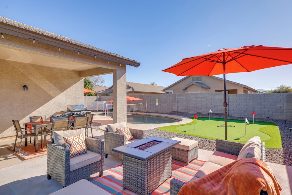 Avondale Home w/ Heated Pool & Putting Green!