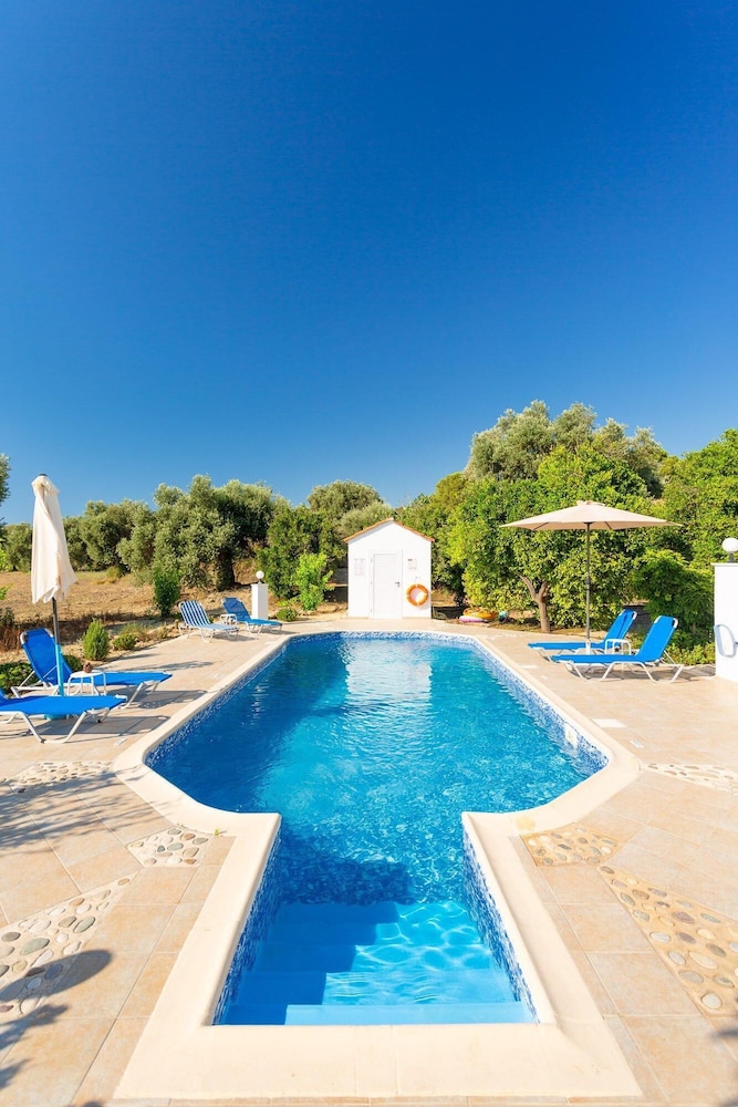 Villa Charoula Tessera Large Private Pool A C Wifi Eco-friendly - 2743 view 5