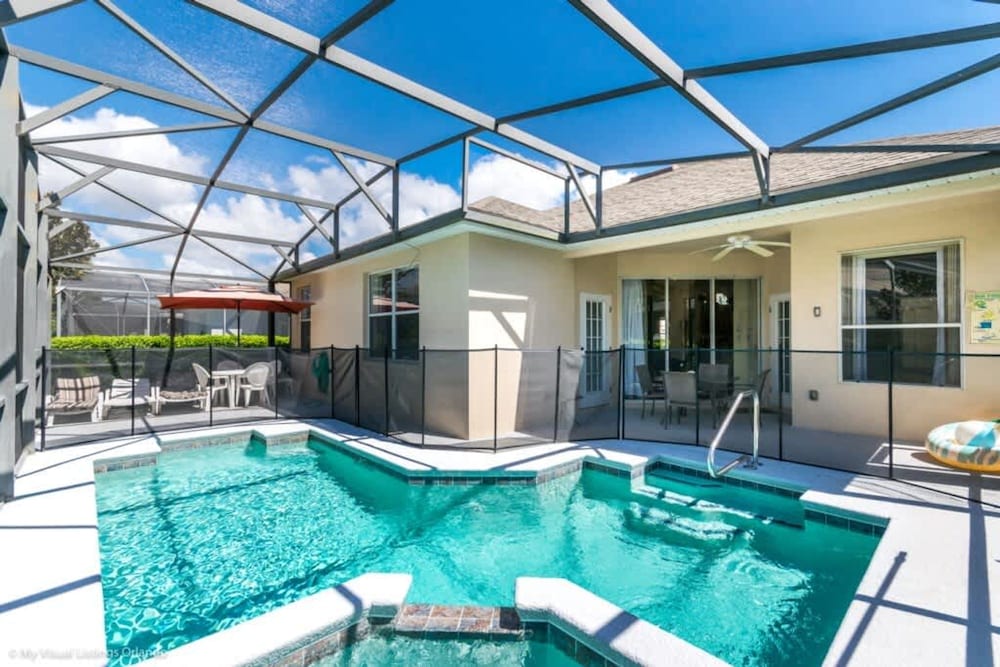 4Bd Pool Villa in Calabay Parc Close to Disney Sleeps 8