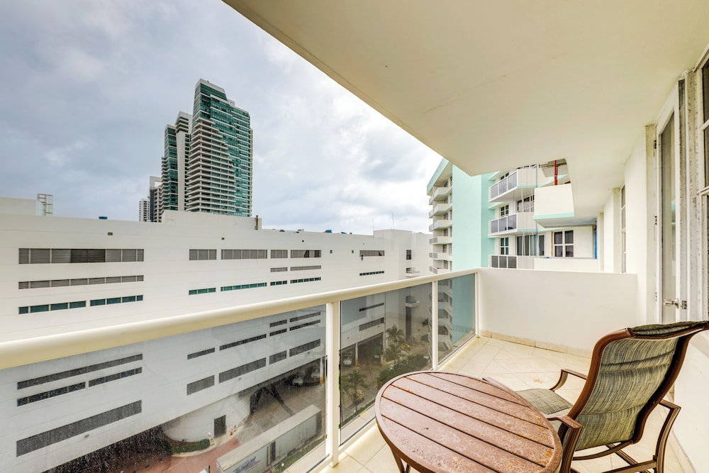 Balcony & Community Perks: Coastal Hollywood Condo