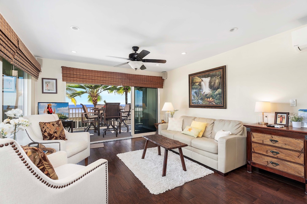 Ocean View Unit w Lanai - AC - Near Marketplace! - Vrkcv