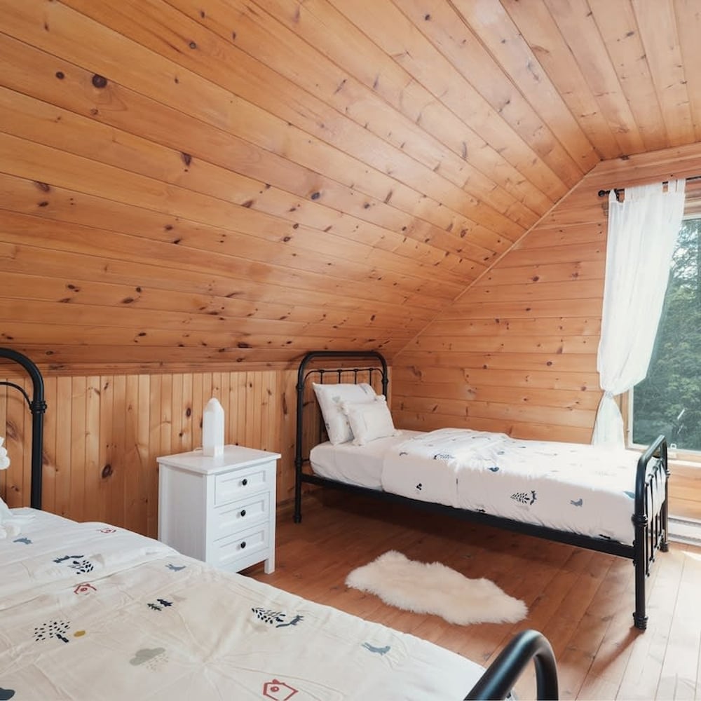 Chalet Bonheur -spa in Nominingue