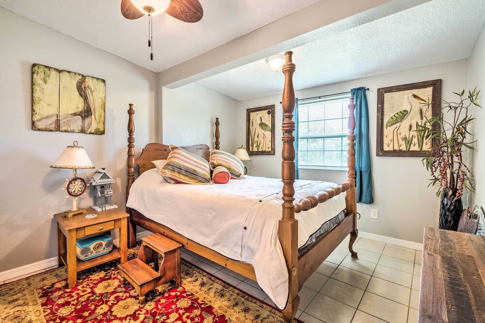 2 Mi to Beach: Canal-front Home in Hudson! view 5