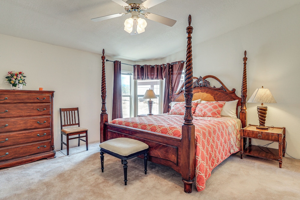 1 Mi to Lake: Home w/ Deck in Elephant Butte