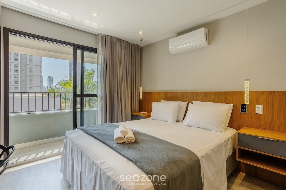 Studio With Balcony Near Allianz Parque Cep0128