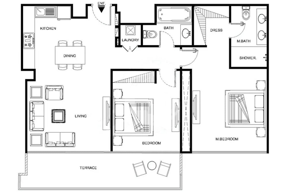 LUX The Creek Palace Residence Suite