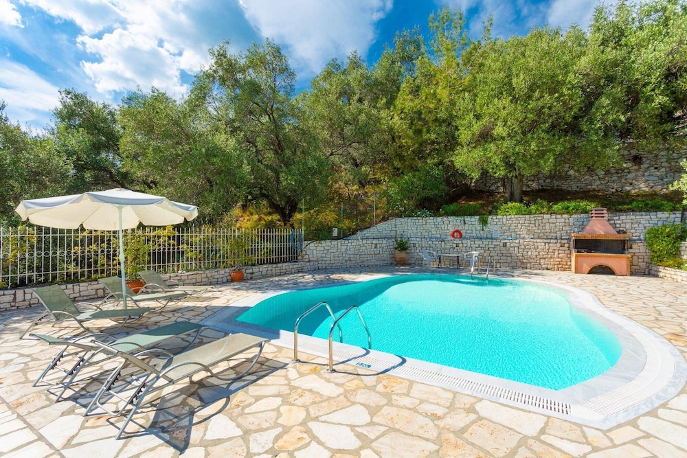 Michalis Large Private Pool Walk to Beach Sea Views A C Wifi Car Not Required Eco-friendly - 1828 view 5