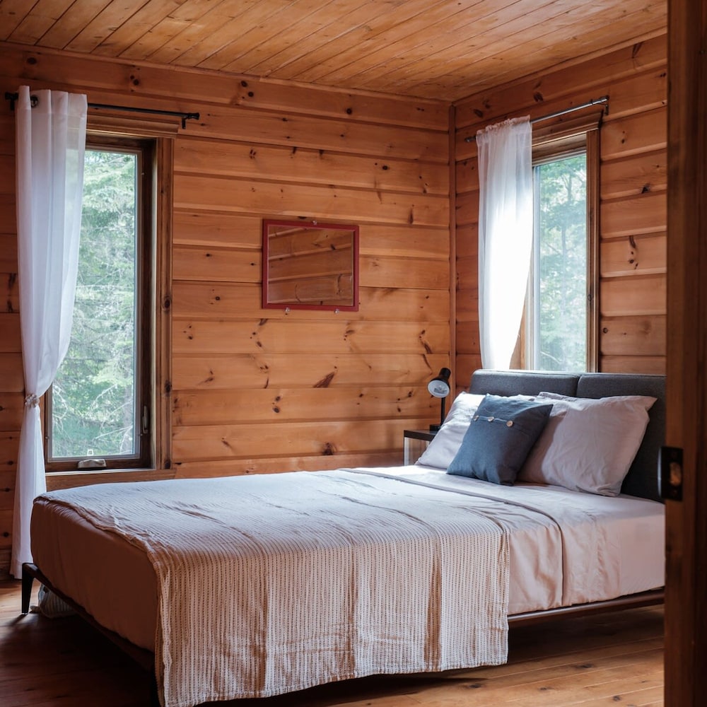 Chalet Bonheur -spa in Nominingue