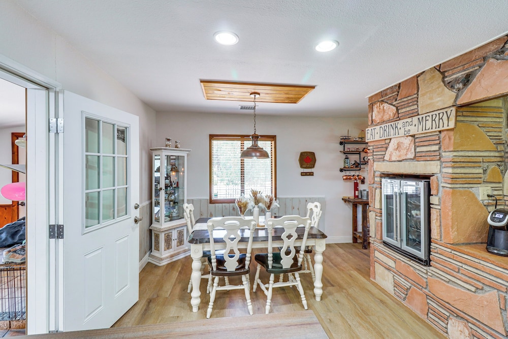Walk to Rainbow Lake: Cabin w/ Game Room & Yard view 4