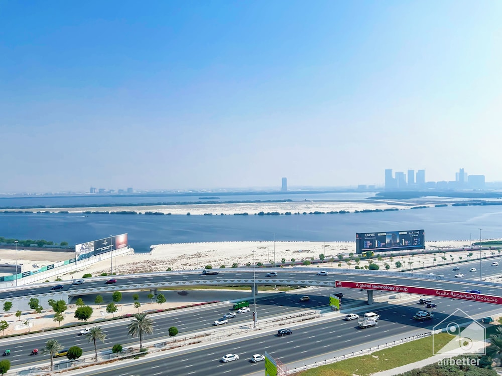 Cozy 1BR With Balcony & Views in Azizi Fawad