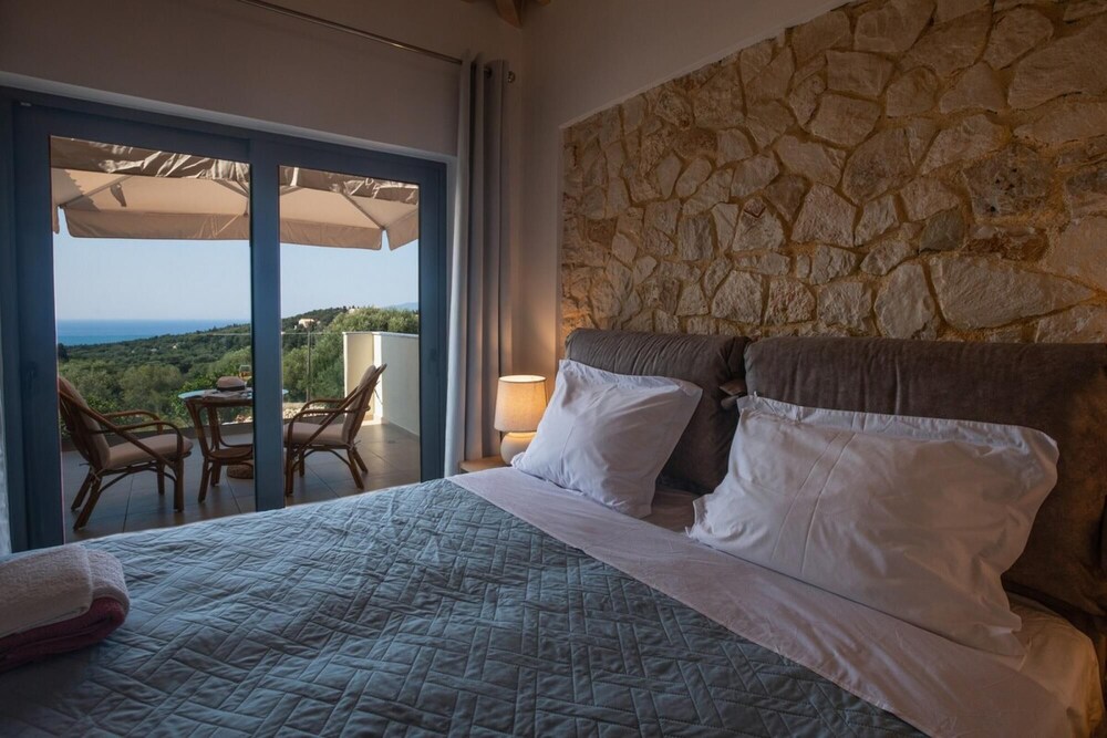 Majestic Stone Villa Sea View Pool view 4