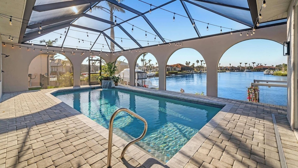 Punta Gorda Isles Vacation Home With Private Pool, Office, Canal W Dock 2 Bedroom Home